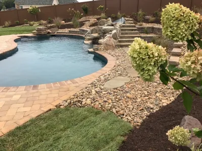 Pool — Landscape Design project by Lynchburg Landscapes, Inc.