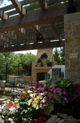 Outdoor Living Space — Landscape Design project by M. M. Moore Construction Company, Inc.
