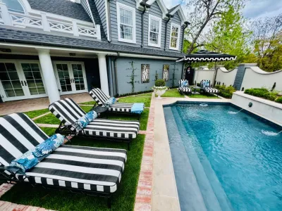 Cape Cod in Highland Park Texas — Landscape Design project by M. M. Moore Construction Company, Inc. in Dallas