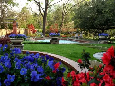 Dallas Flower Bed Design — Landscape Design project by M. M. Moore Construction Company, Inc. in Dallas