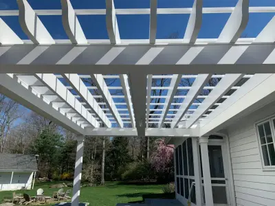 Complete PVC Pergola by K & M Flooring-Renovations Inc.