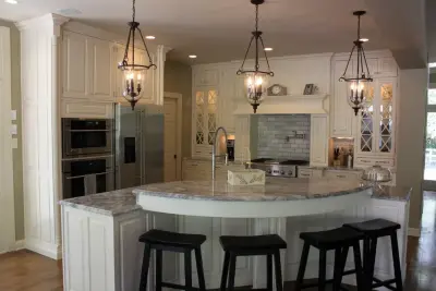 Kentucky White Kitchen Renovation in Anchorage by Walters Cabinets, Inc.