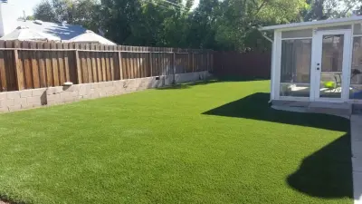 Synthetic Grass Setup by Flat Rate Remodeling, Inc.