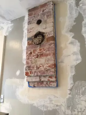 Chimney Reveal at Avenues — Kitchen Remodeling project by Rich Deianni Remodeling