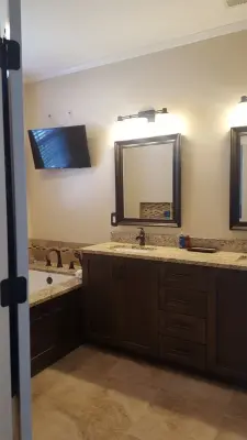 Baker primary bathroom — Kitchen Remodeling project by Worldwide Enterprises Inc T/A Coastal Contractors