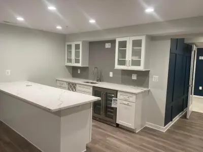 Basement Renovation in Baltimore, MD by TradeMark Construction