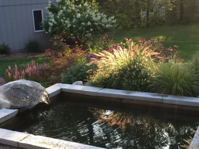 Pool Garden Back Landscape — Landscape Design project by Maria Von Brincken Landscape Garden Design