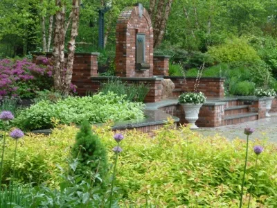 Maria von Brincken Landscape Garden Design - Outdoor Lighting Installation in Sudbury, MA