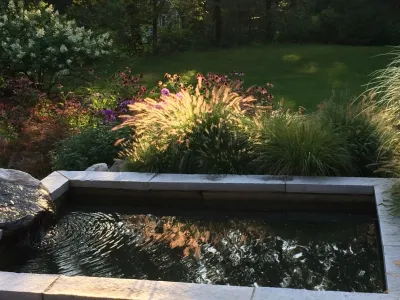 Maria von Brincken Landscape Garden Design - Outdoor Lighting Installation in Sudbury, MA