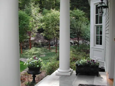 21st Century Colonial — Landscape Design project by Maria Von Brincken Landscape Garden Design
