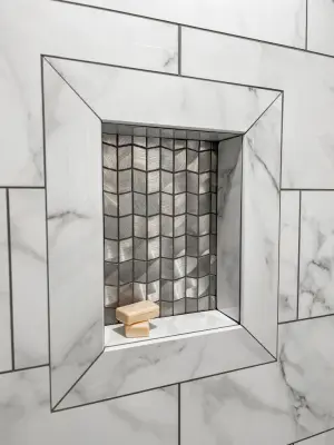 Basement Bathroom Renovation by Tmc Construction Services INC