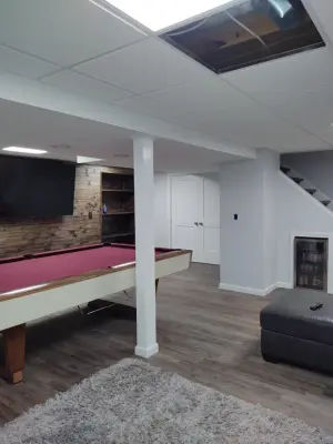 Webster, NY Basement Renovation by JS Renovation And Remodeling