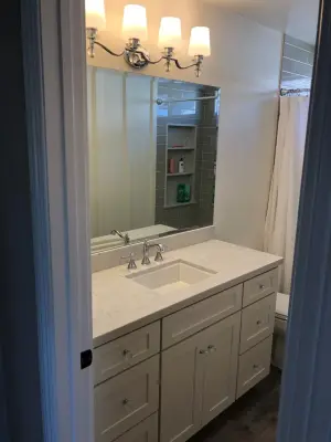 bathroom renovation by Stonecrest Custom Homes, Inc.