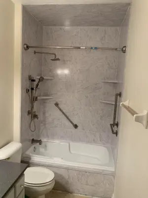 Bathroom Renovation (Before & After) — Kitchen Remodeling project by Five Star Bath Solutions Of Oak Brook