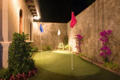 Completely Enclosed Courtyard Pool by Marquise Pools