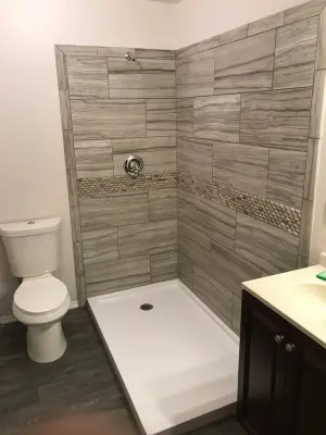 Modern Bathroom Renovation — Kitchen Remodeling project by DunRight Construction LLC