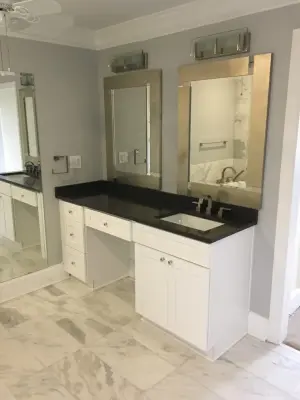 Timeless Modernity (focusing on marble) by Custom Professional Remodeling, Inc