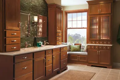 Homecrest Cabinet Line for Bathrooms — Kitchen Remodeling project by The Decor Center