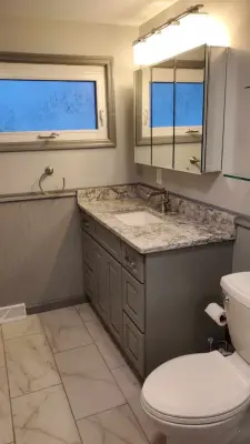 Restroom Renovation - E. Atlantic Avenue, Altoona, PA — Kitchen Remodeling project by Harry's Construction Kitchen & Bath Design Center