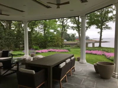 Matteson Landscape Architecture - Outdoor Lighting Installation in Fairfield, CT
