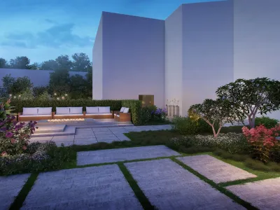 Mandarin Hotel & Residencies — Landscape Design project by Matteson Landscape Architecture