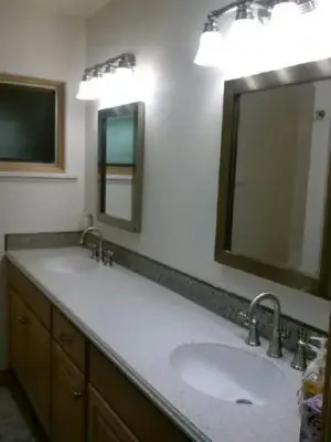 Restroom Renovation — Kitchen Remodeling project by ADC Builders Kitchen & Bath Design