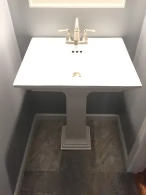 powder room three — Kitchen Remodeling project by Stronghold Remodeling
