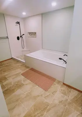 Restroom Renovation — Kitchen Remodeling project by K Davis Building