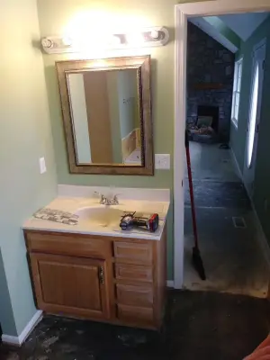 Restroom Renovation — Kitchen Remodeling project by K's Construction