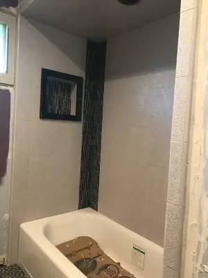 Restroom renovation — Kitchen Remodeling project by Custom Tile And Remodeling.