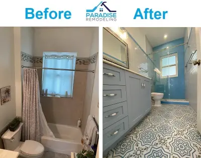 Delray FL Bathroom Renovation by Paradise Remodeling & Design LLC