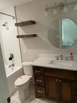 Emory Restroom Renovation by K&J Custom Designs