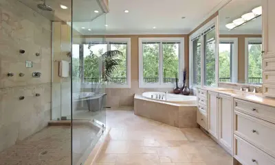 Bathroom Tile Renovations — Kitchen Remodeling project by Coastal Bay Construction Inc.