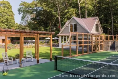 Poolhouse Retreat — Landscape Design project by Matthew Cunningham Landscape Design LLC