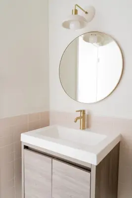 Restroom Cabinet by GNS Custom Stoneworks