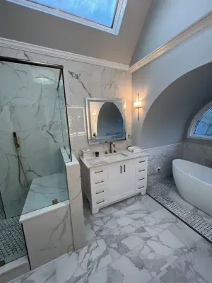Luxurious Spa-Inspired Design for a Sophisticated Bathroom Renovation — Kitchen Remodeling project by Sequoia Remodeling