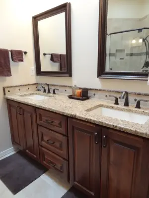 Couples' Classic Master Bathroom — Kitchen Remodeling project by Lambert Construction And Design