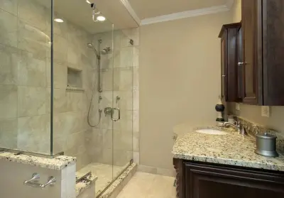 Walk-in Shower Conversion from Tub and Shower Combo by Northshore Renovations