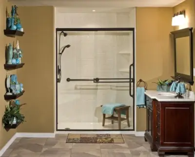 Shower Transformations from Bathtubs — Kitchen Remodeling project by Re-Bath Of Tucson