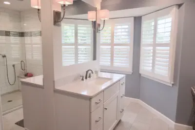 Bathroom with Bay Window by Rothgangel Cabinetry And Home Improvement