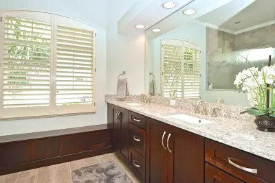 Coastal Themed Master Bathroom // Bradenton by Gilbert Design Build