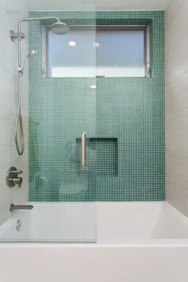 Elegant Bathroom Renovation Classic by Flat Rate Remodeling, Inc.
