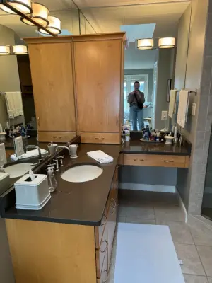 Bedford Primary Bathroom by Anna Kennedy With MBS Interiors