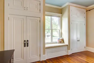 Hedrick Street Bedroom Closets and Window Seating by Centerbeam Construction