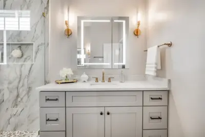 Arsdale Road Restroom — Kitchen Remodeling project by DGK Design + Build