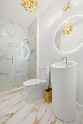 Amazing Guest Bathroom Renovation — Kitchen Remodeling project by CMK Construction