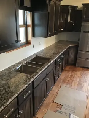 Antique White Kitchen — Kitchen Remodeling project by Bluegrass Marble & Granite Of Richmond