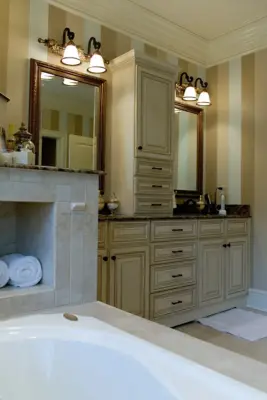 Biltmore Bathroom Design for New Construction by Mason Elliott Designs