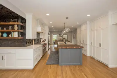 Striking Transitional Kitchen in Indian Hill by Neal's Design Remodel