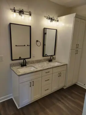 Renovation of Kitchen, Bathroom, and Flooring in Monroe, NC — Kitchen Remodeling project by ProLux REMODELING